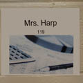 photo of mrs. harps's poster