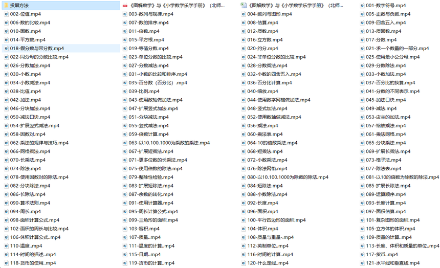 DK圖解數(shù)學(xué)幼小銜接1-6年級(jí)動(dòng)畫(huà)課程（完整版184集4.7G網(wǎng)盤(pán)下載）和全年級(jí)思維訓(xùn)練題，清華大學(xué)出版社含1-6年級(jí)知識(shí)點(diǎn)對(duì)應(yīng)網(wǎng)盤(pán)下載